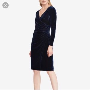 Ralph Lauren Midnight Blue Velvet Dress 💙